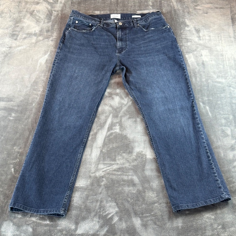 Frame Modern Straight Jeans Mens 38 West Ridge Blue LMSST456 Denim‎ Straight Leg